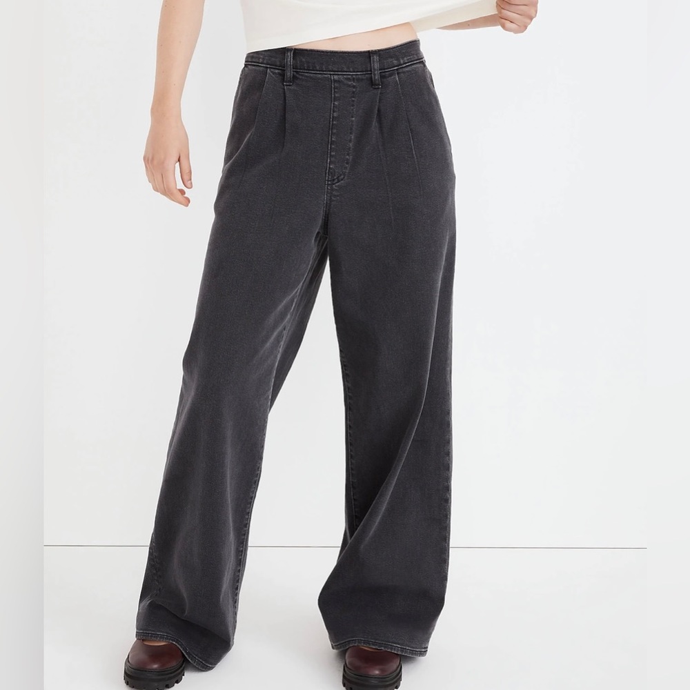 Madewell High Waisted Superwide-Leg Jeans in Bessemer Wash - Picture 1 of 7